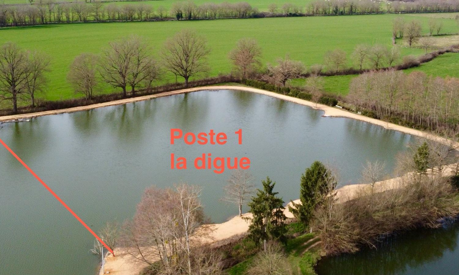 Poste 1 La Digue Les Etangs du Brionnais Pêche à la Carpe Specimen no kill Saône-et-Loire 71 (11)